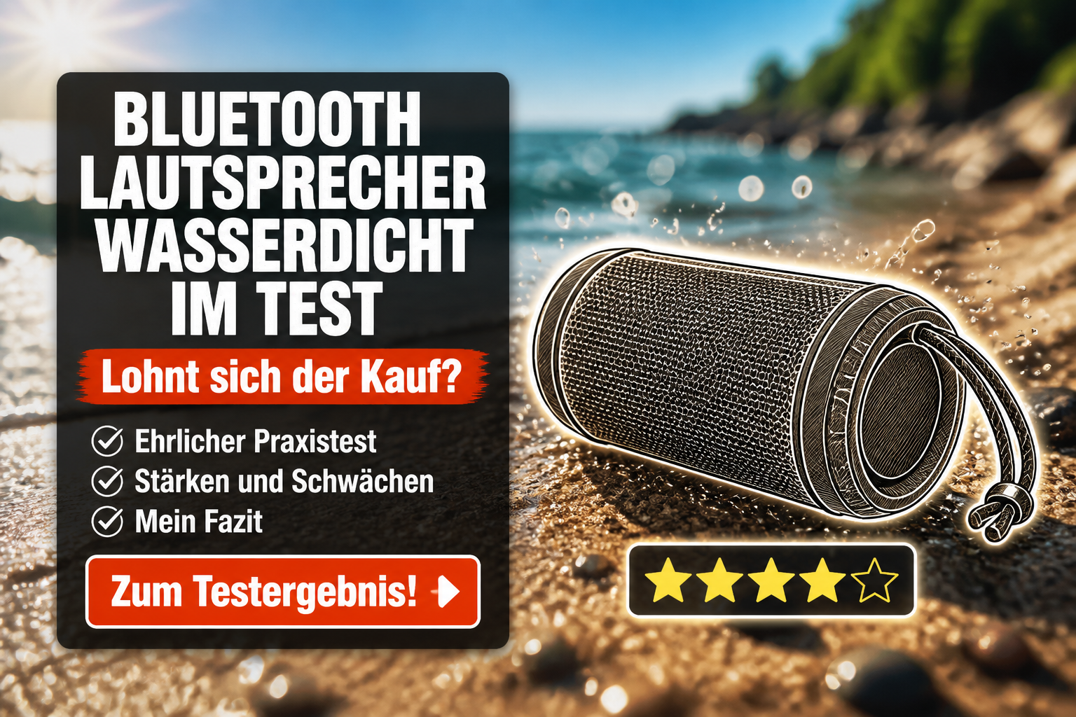 Bluetooth Lautsprecher wasserdicht Test 2026