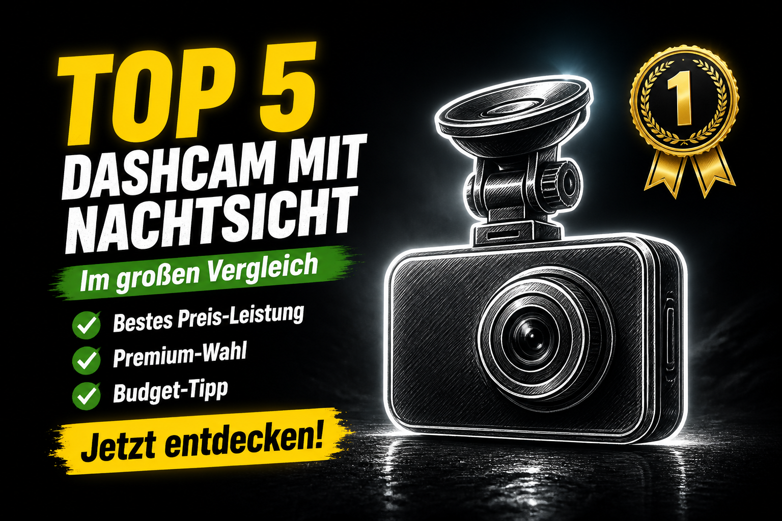 Die besten Dashcam mit Nachtsicht 2026