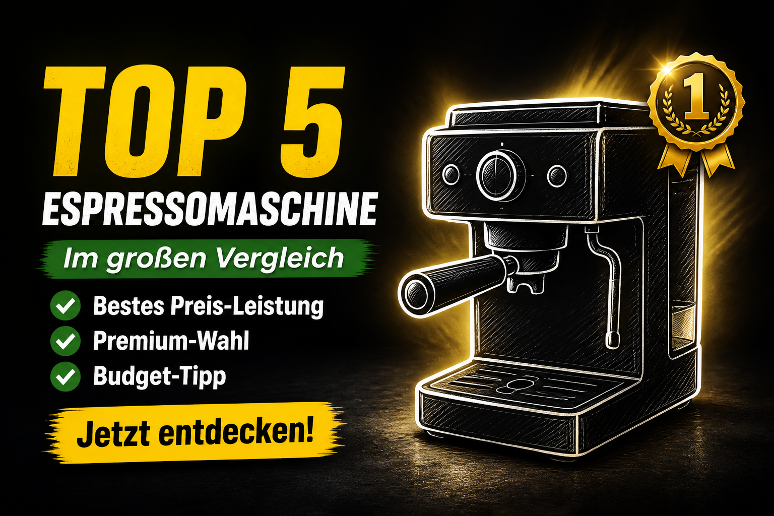 Die besten Espressomaschinen