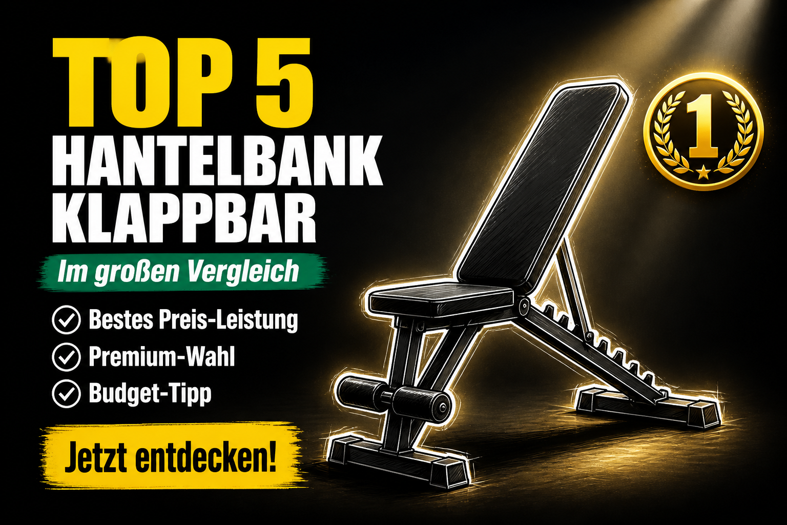 Die besten Hantelbank klappbar 2026 im Vergleich