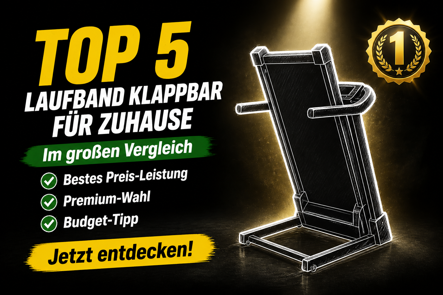 Laufband klappbar für Zuhause 2026 - Die besten Modelle