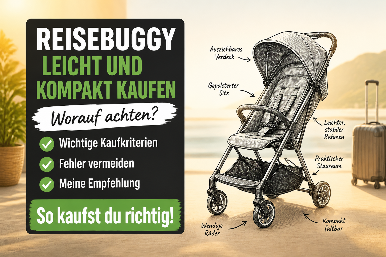 Reisebuggy leicht und kompakt: Die besten Modelle 2026 im Vergleich