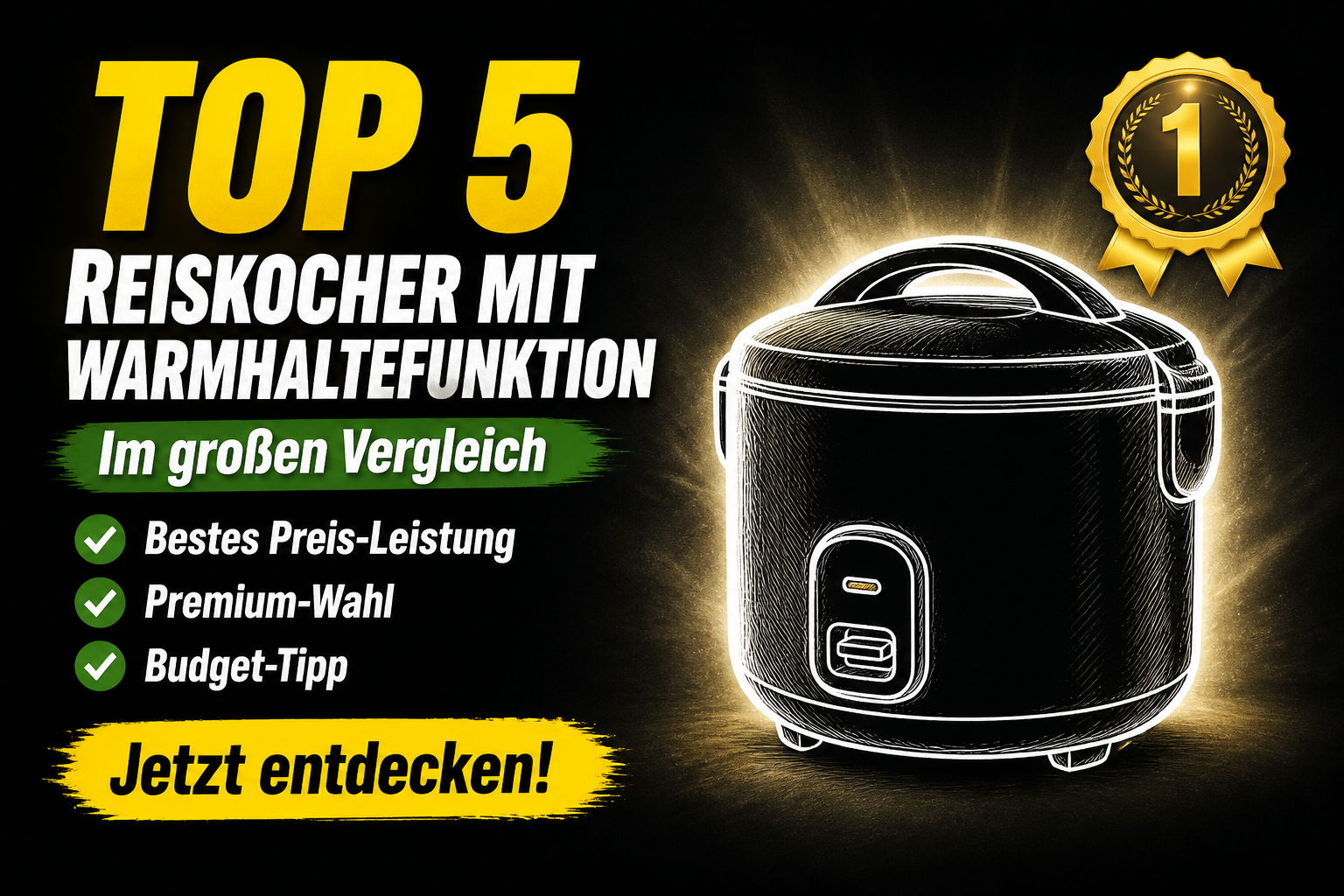 Die besten Reiskocher mit Warmhaltefunktion 2026