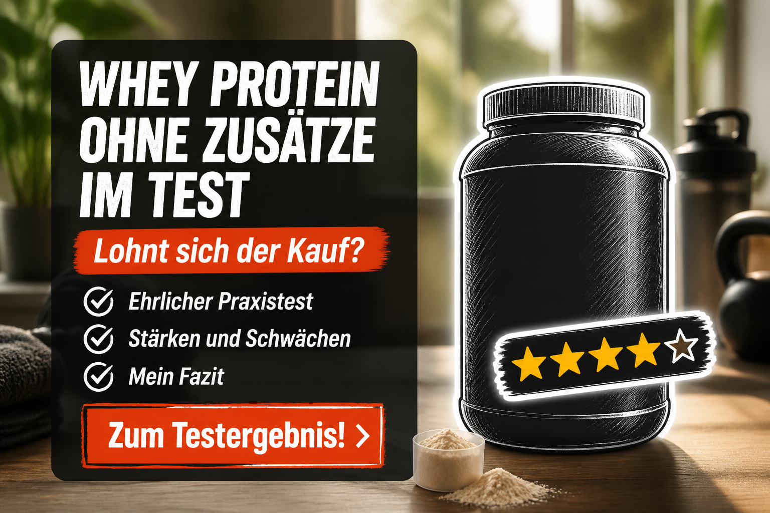 Whey Protein ohne Zusätze 2026: Vergleich