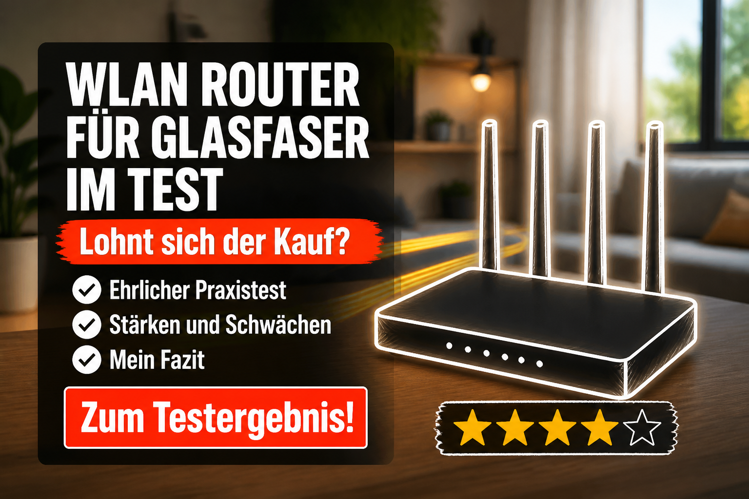 WLAN Router für Glasfaser Test 2026: Die besten Modelle